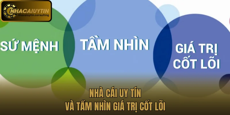 Nhà cái uy tín và tầm nhìn giá trị cốt lõi